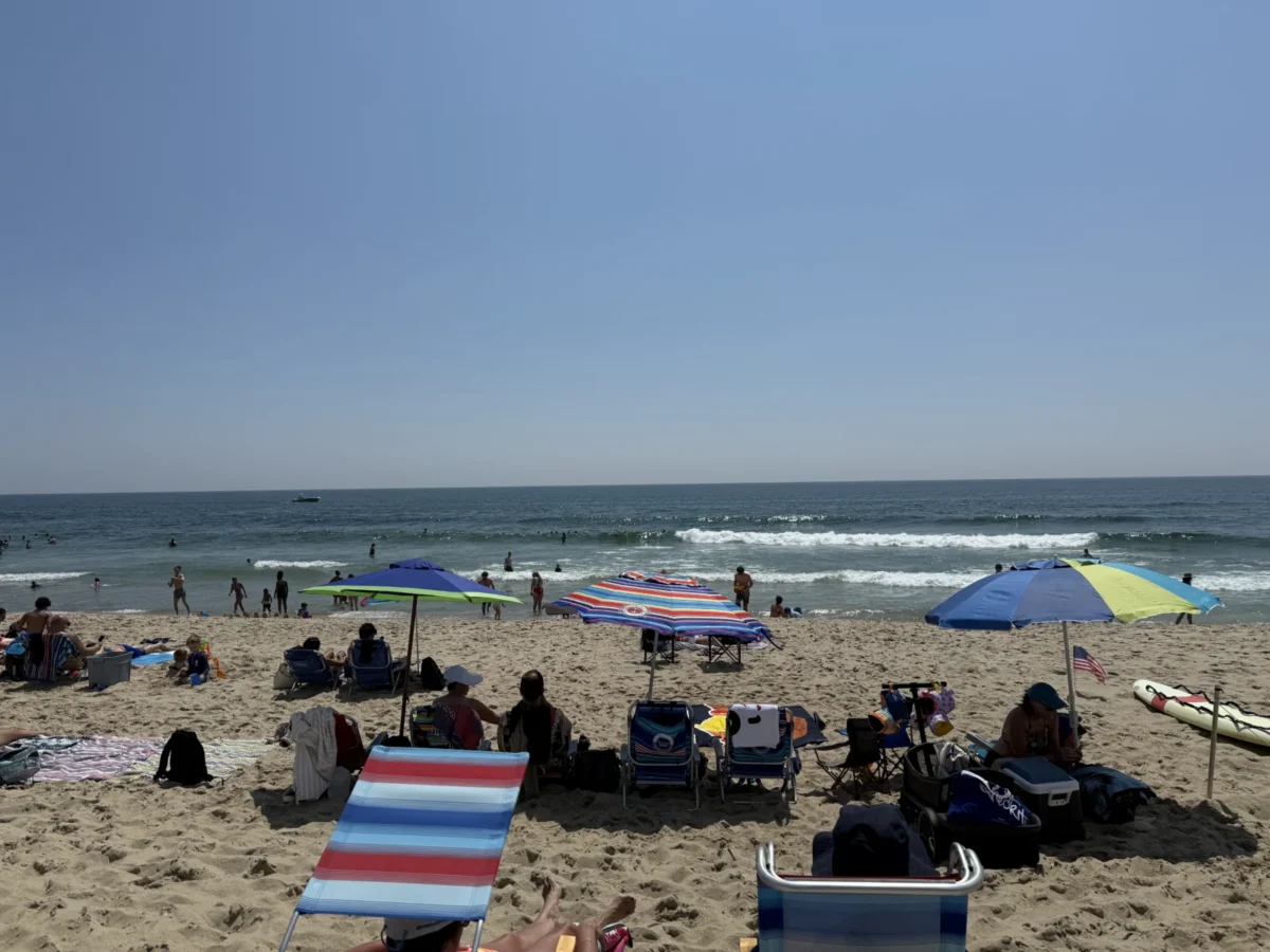Belmar Beach in Belmar, NJ