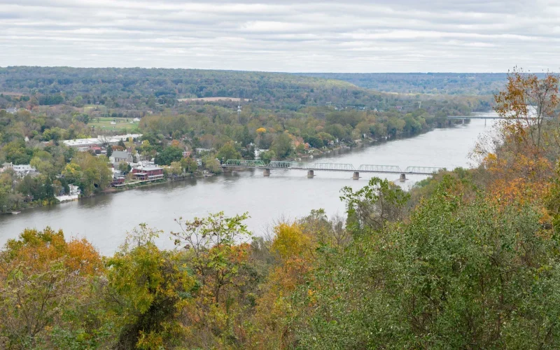 Delaware River scenic overlooks — Lambertville, NJ