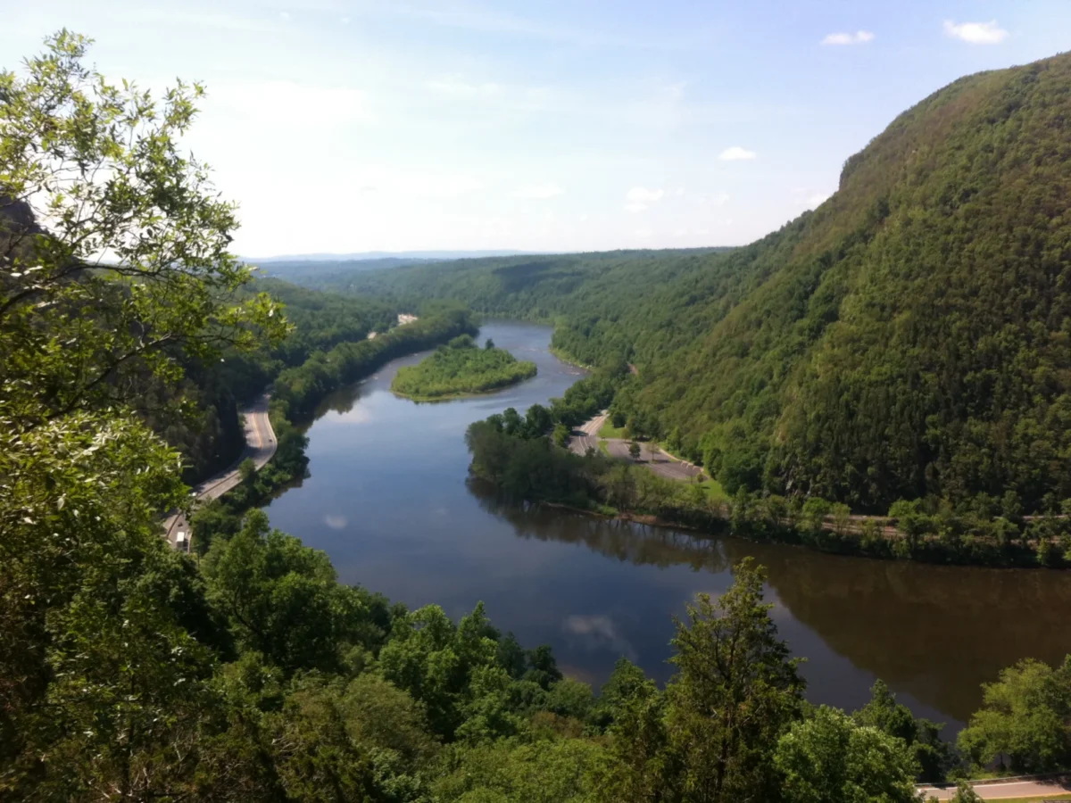 Mount Tammany in Hardwick Township, NJ