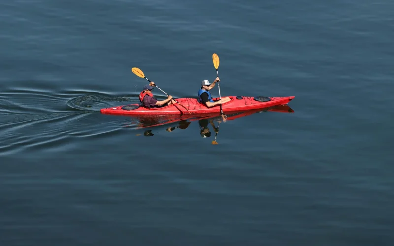 Kayak Next to The Statue of Liberty — Jersey City, NJ