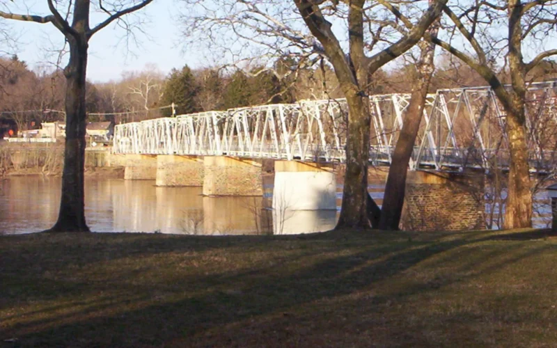Washington Crossing Bridge & river overlooks — Titusville, NJ